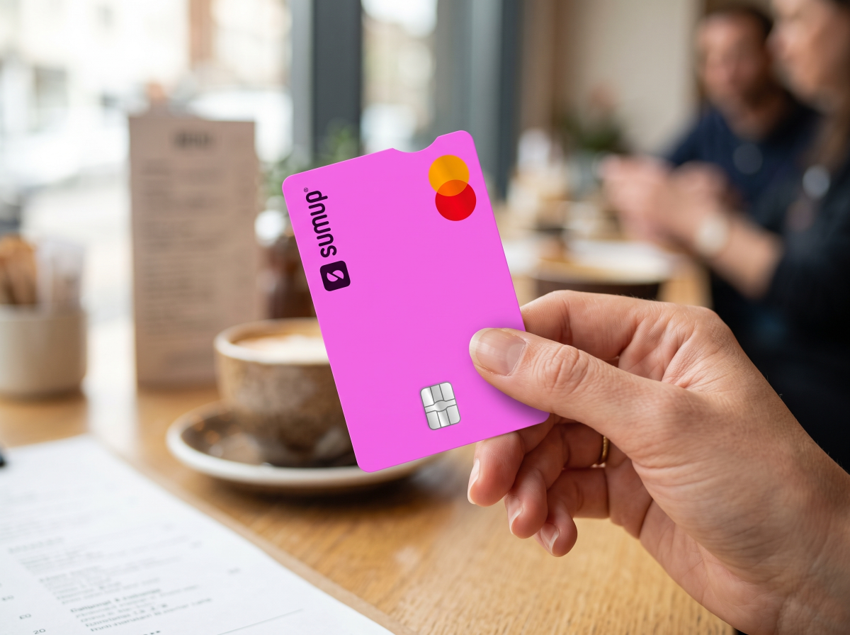 Immagine per SumUp Pay: Kostenloses Konto, Cashback mit Mastercard und 10€ Freundschaftsbonus im Test 2026